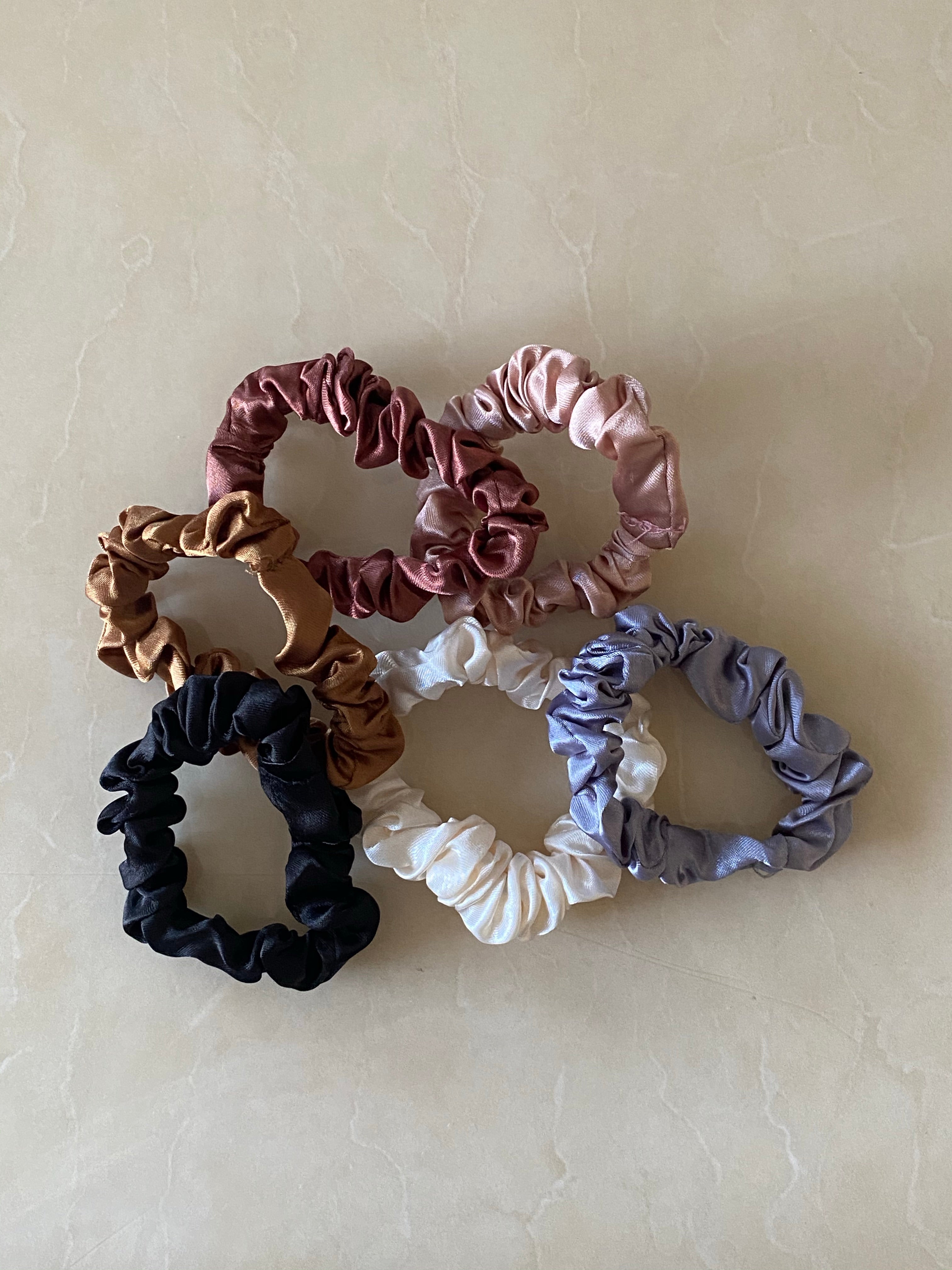 Curl Code Satin Scrunchies